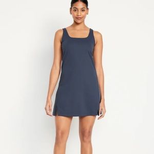 NWT OLD NAVY PowerSoft Sleeveless Dress Color: Dusk Navy